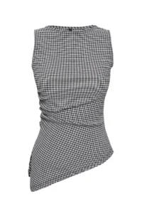 TRENDYOLMİLLA Black Pöti Square Fitted Flexible Knitting Blouse - Image 5
