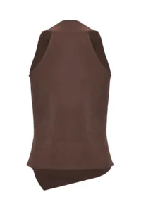 TRENDYOLMİLLA Brown Modal Double breasted Weaving Blouse - Image 4