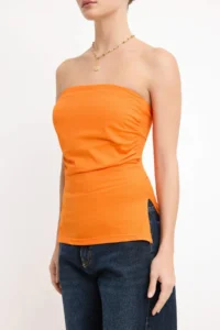 TRENDYOLMİLLA Orange Blouse - Image 3