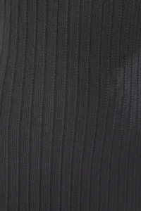 TRENDYOLMİLLA Anthracite textured Material Dog collar Fitted Flexible Maxi Knitting Dress - Image 3
