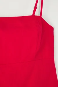 TRENDYOLMİLLA Rejection linen blended A Cut Maxi Weaving Dress - Image 7