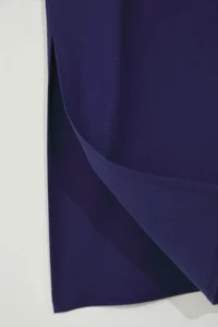 TRENDYOLMİLLA Navy Blue Belted linen blended Midi Weaving Shirt Dress - Image 6