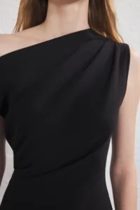 TRENDYOLMİLLA Black Bodycon Mini Weaving her dress - Image 3