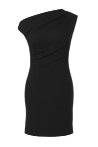 TRENDYOLMİLLA Black Bodycon Mini Weaving her dress - Image 5