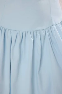 TRENDYOLMİLLA Mavi Weaving Short/Mini Dress - Image 3