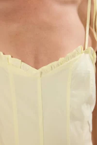 TRENDYOLMİLLA Yellow Weaving Maxi Dress - Image 3