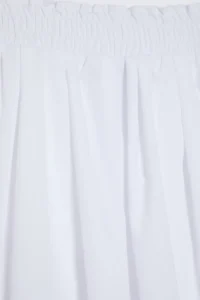 TRENDYOLMiLLA White flared Maxi Elastic Waist Weaving Skirt - Image 10