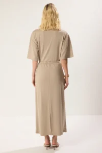 TRENDYOLMİLLA Stone Soft Touch Binding Detail Maxi Flexible Skirt - Image 7