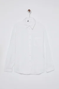 TRENDYOLMİLLA White Stone Detailed Shirt Shirt - Image 6