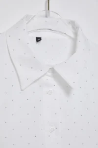 TRENDYOLMİLLA White Stone Detailed Shirt Shirt - Image 8