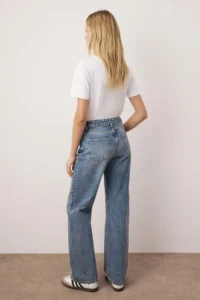 TRENDYOLMİLLA Mavi  High Waist Wide Leg jeans - Image 4