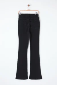 TRENDYOLMİLLA Black High Waist Middle Flexible Flare flared leg jeans - Image 7