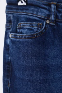 TRENDYOLMİLLA Dark Blue High Waist comfort/Flexible Flare flared leg jeans - Image 7