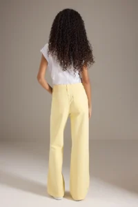 TRENDYOLMİLLA Yellow High Waist Wide Leg jeans - Image 5