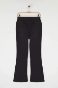 TRENDYOLMİLLA Anthracite High Waist comfort/Flexible Crop Flare Bilek Size jeans - Image 6