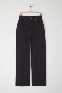TRENDYOLMİLLA Black High Waist Wide Leg jeans - Image 5