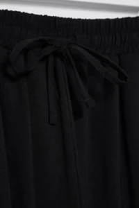 TRENDYOLMİLLA Black Elastic Waist Harem/Salwar Relaxed Cut Weaving Pants - Image 10