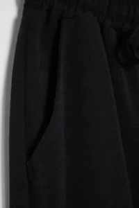TRENDYOLMİLLA Black Elastic Waist Harem/Salwar Relaxed Cut Weaving Pants - Image 9
