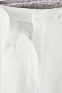 TRENDYOLMİLLA White textured Wide Leg/Wide Leg Thin Material Lined Pants - Image 7