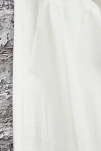 TRENDYOLMİLLA White textured Wide Leg/Wide Leg Thin Material Lined Pants - Image 9