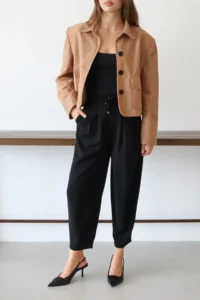TRENDYOLMİLLA Black Şalwar/Harem Laced Pants - Image 5