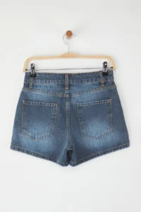 TRENDYOLMiLLA Mavi High Waist City Size denim Shorts - Image 7