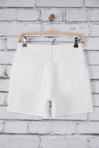 TRENDYOLMiLLA White High Waist City Size denim Shorts - Image 8