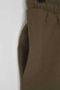 TRENDYOLMiLLA Khaki 100% Cotton Gabardine City Size Laced Shorts & Bermuda - Image 2