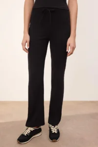 TRENDYOLMİLLA Wardrobe Essentials-Black Fitted Sleeveless Knitting Top and Bottom Set - Image 3