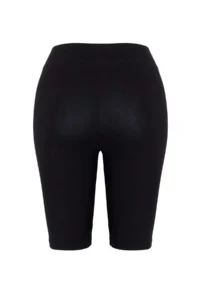 TRENDYOLMİLLA Stone Regular/Normal Pattern Printed Short Sleeve Tights Knitting Bottom - Top Set - Image 4