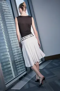 TRENDYOLMİLLA Limited Edition Brown Fitted Asymmetric Collar with accessories snaps Knitting Bodysuit .D.00003 - Image 4
