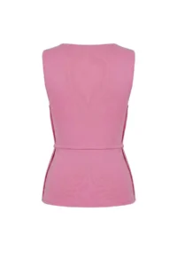 TRENDYOLMİLLA Dusty Rose Fitted Off-Shoulder Neck with flywheel/Frilly Soft Knitting Blouse - Image 6