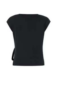 TRENDYOLMİLLA Anthracite Fitted Double breasted Boat Neck Binding Detailed Modal Knitting Blouse - Image 7