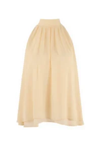 TRENDYOLMİLLA Powder Pink Collar Binding Detailed Flight Flight Lined Siphon Weaving Blouse - Image 5