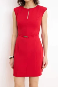 TRENDYOLMİLLA Rejection Arched Sleeveless Short / Mini Flexible Weaving Dress - Image 3