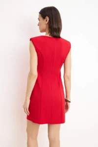 TRENDYOLMİLLA Rejection Arched Sleeveless Short / Mini Flexible Weaving Dress - Image 4