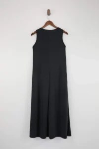 TRENDYOLMİLLA Anthracite A-Cut/Life Form Sleeveless Modal Knitting Dress - Image 3