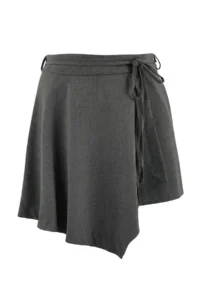 TRENDYOLMiLLA Limited Edition Anthracite Asymmetric Kesim Mini Skirt - Image 5