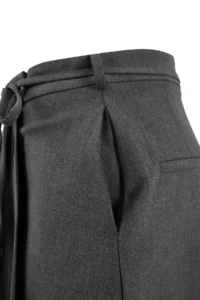 TRENDYOLMiLLA Limited Edition Anthracite Asymmetric Kesim Mini Skirt - Image 6