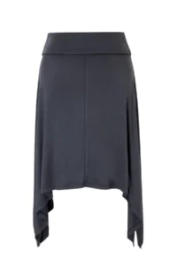 TRENDYOLMİLLA Anthracite Striped Soft Knitting Skirt - Image 2