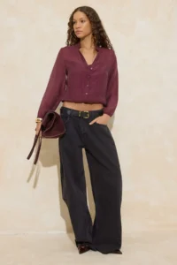TRENDYOLMİLLA Plum Shirt - Image 2