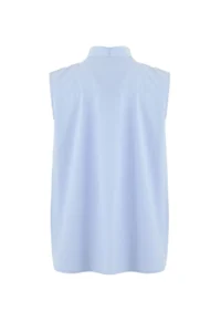 TRENDYOLMİLLA Limited Edition Light Blue Yaka tied up Shirt - Image 7