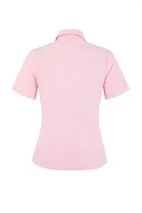 TRENDYOLMİLLA Limited Edition Pink Waist Fitting Asymmetric Fitted Shirt - Image 7