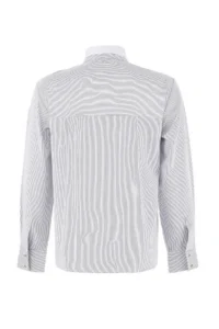 TRENDYOLMİLLA Multicolored Striped Binding Detailed Wide Pattern/Oversized Shirt - Image 6