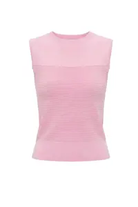 TRENDYOLMİLLA Pink Fluffy Line Detailed Cardigan-Blouse Knitwear Cardigan - Image 6