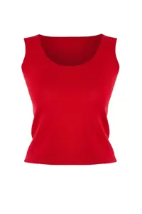 TRENDYOLMİLLA Red Crew Neck 2 Sets Blouse-Cardigan Knitwear Cardigan - Image 5