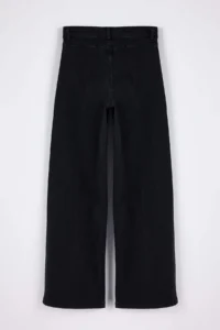 TRENDYOLMİLLA Black High Waist Stitching Detailed Extra Flexible Wide Leg Wide Leg jeans - Image 6