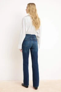 TRENDYOLMİLLA Mavi High Waist Less Flexible slim Fit skinny Leg jeans - Image 4