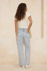 TRENDYOLMİLLA Light Blue High Waist Wide Leg Wide Leg jeans - Image 4