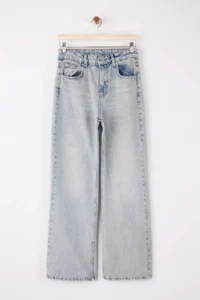 TRENDYOLMİLLA Light Blue High Waist Wide Leg Wide Leg jeans - Image 5